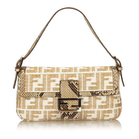 fendi handtasche baguette|Fendi baguette bag second hand.